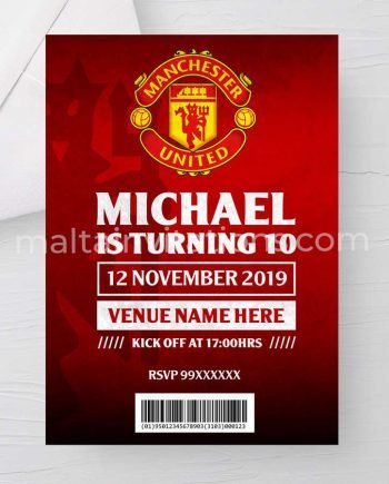 Man Utd Invitation