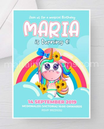 Unicorn Invitation