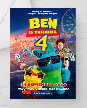 Toy Story invite