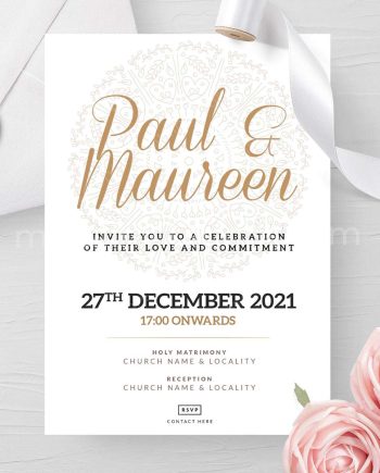 Wedding #5 Invitation