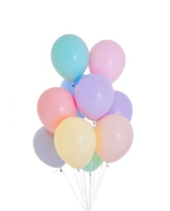 Macaroon Pastel Balloons - 25pcs Set