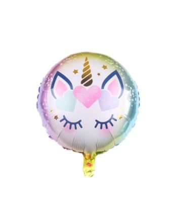 Unicorn Round Balloon - Foil 17.7"