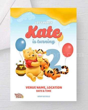 Winnie the pooh invite