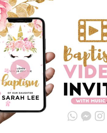 Unicorn Girl Baptism