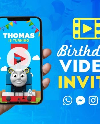 Thomas the train invitation